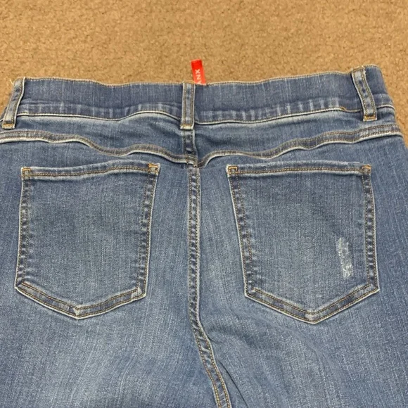 SPANX Women's Straight Leg Jeans in Light Blue Sz M - Picture 6 of 8